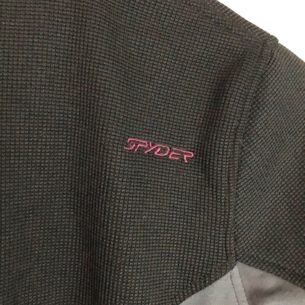 Spyder Full Zip Core Sweater Jacket Black & Gray Women's - Picture 6 of 7